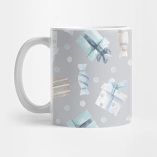 Trendy Pastel Xmas Pattern Winter Snow Christmas Mug